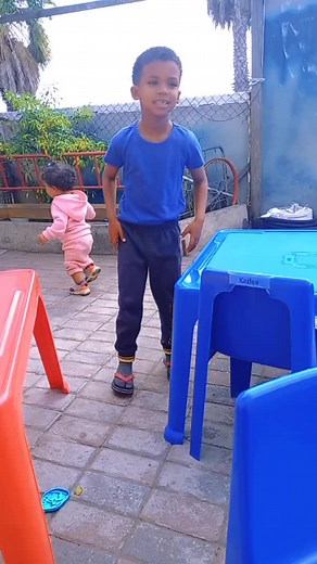 Playful Child in Outdoor Setting: Fun Moments Captured