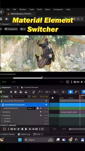 Material Element Switcher UE5