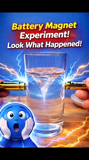 “Water Tornado in a Glass! Amazing Science Experiment 🌪️” #physics #science