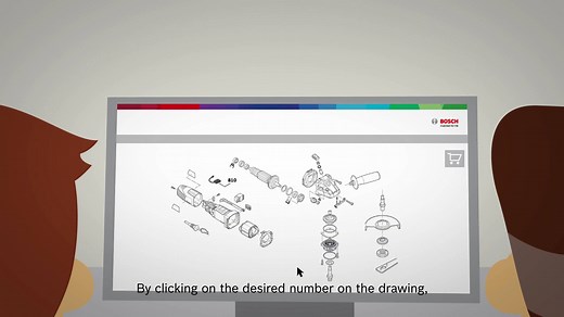 The Online Spare Parts Service lets you order all the parts necessary to get your Bosch Professional Power Tool up and running in no time https://bit.ly/2MiJ60r | Bosch Professional Power Tools and Accessories
