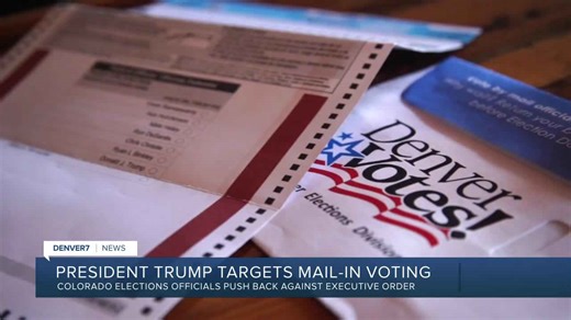 Colorado election officials say Trump's order targeting voting will likely be struck down