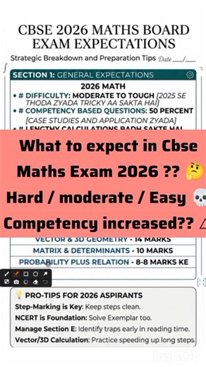 🚨 CBSE 2026 Maths Board Exam 🔥 Tough or Easy ?
