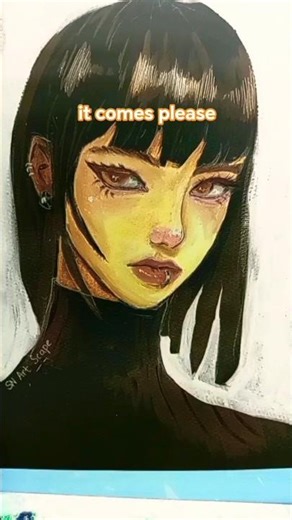 painting with negative colors. 🎨#inverted color art#art#negative color art