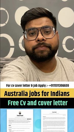 Free CV & Cover Letter for Australia Jobs