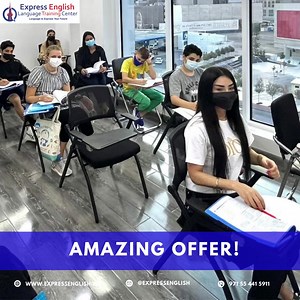 Summer 𝗢𝗳𝗳𝗲𝗿 - 𝗠𝗼𝗿𝗲 𝘁𝗵𝗮𝗻 𝟱𝟬% 𝗗𝗶𝘀𝗰𝗼𝘂𝗻𝘁! 🤩🥳 𝟭 𝗬𝗲𝗮𝗿 𝗼𝗳 𝗘𝗻𝗴𝗹𝗶𝘀𝗵 𝘄𝗶𝘁𝗵 𝗮 𝗕𝗿𝗶𝘁𝗶𝘀𝗵 𝗧𝘂𝘁𝗼𝗿! ✅ Enhance Your English Writing & Speaking Skills with our modern, interactive and fun classes! 😀 ✅ KHDA approved courses with certificate Call or message to meet one of our amazing Native English Tutors!😊🥳🤩 Visit us in Business Bay or DCC Mall Metro Station branches! -𝗕𝘂𝘀𝗶𝗻𝗲𝘀𝘀 𝗕𝗮𝘆 https://g.page/expressenglishdubai?share -𝗗𝗲𝗶𝗿𝗮 𝗖𝗶𝘁𝘆 𝗖�