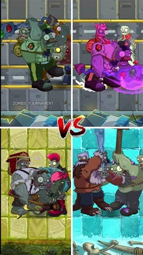 PvZ 2 - Gargantuar Zombies Vs Gargantuar Zombies - P202 - Who Will Win? #shorts #pvz2