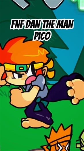FNF DAN THE MAN PICO ANIMATION #fnf #dan #pico #animation