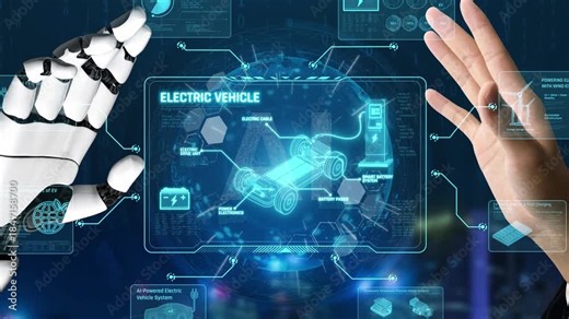 AI supports electric vehicle design by managing power systems, optimizing battery efficiency, enabling smart charging, and integrating renewable energy data Marrow