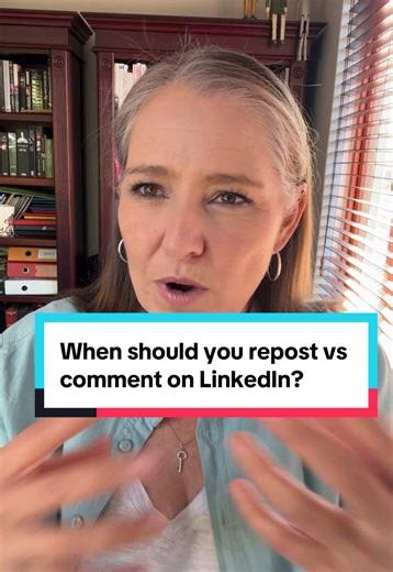 To repost vs comment on LinkedIn. What’s the difference? #linkedintips #linkedin #linkedincoach