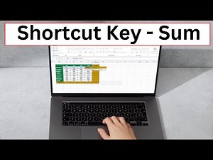 Shortcut Key for Sum in Excel (Excel Shortcuts)