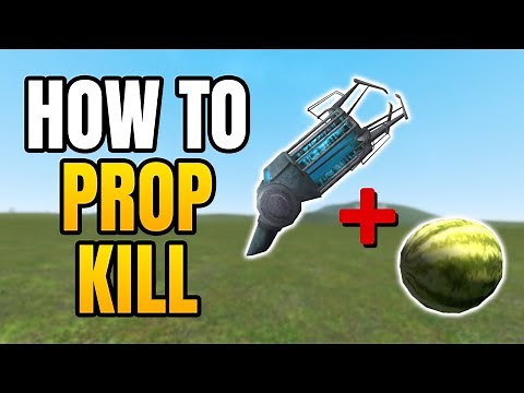 GMod - How To Prop Kill | Change Physics Gun Wheel Speed In Garry's Mod