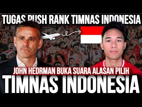 WOW! JOHN HERDMAN Speaks Out About His Reasons for Choosing the Indonesian National Team!