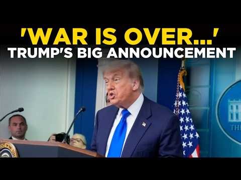 Trump News LIVE: Trump Declares Iran War Nearly Over | 'We Are Going to Finish the Job Very Fast'