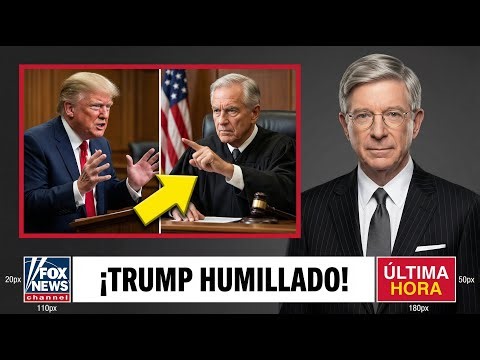 HACE 3 MIN: Trump HUMILLADO en la corte cuando el juez CALLA públicamente a su equipo legal