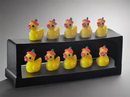 Bulk Pumpkin Hat Mini Resin Ducks - Halloween - Fall Crafts, Party Favors - Etsy