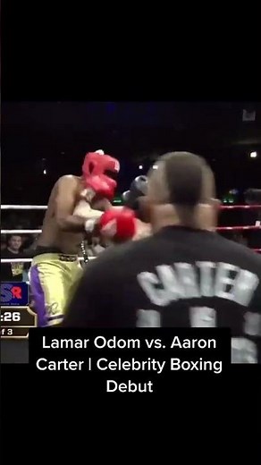 NSYNC’s Aaron Carter vs NBA’s Lamar Odom… WILD Boxing Match 🤯 #aaroncarter #lamarodom