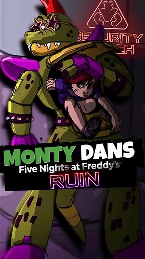 THE ORIGINAL SCRIPT OF FNAF RUIN (Monty Ami and Vanny) #fnafsecuritybreach