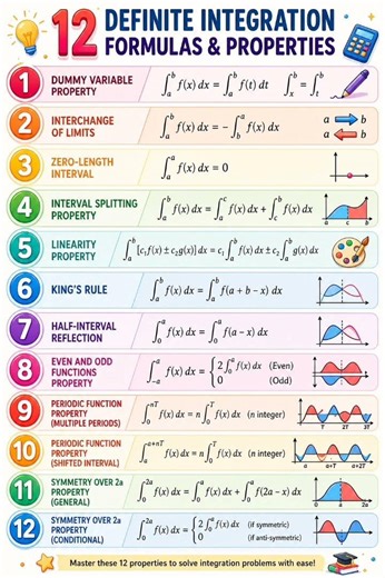 Definite integral formulae