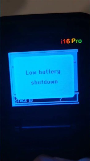 i16 pro filp phone low battery shutdown Empty
