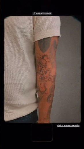 Octopus Tattoo on Forearm | Unique Ink Inspiration 🐙 #octopus