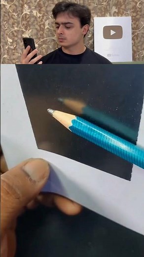 How to Make a Mirror with a pencil 🤯