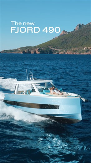 The new FJORD 490 video is out 💙🚤 Filmed along the stunning coast of France 🇫🇷, it captures the spirit of open-air powerboating: bold design, effortless performance and the unmistakable Fjord style. This yacht isn’t just made to cruise - it’s made to stand out. 💬 Comment “490” below, and we’ll send you the full video directly! #yacht #boat #yachting #powerboat #poweryacht | Fjord Boats