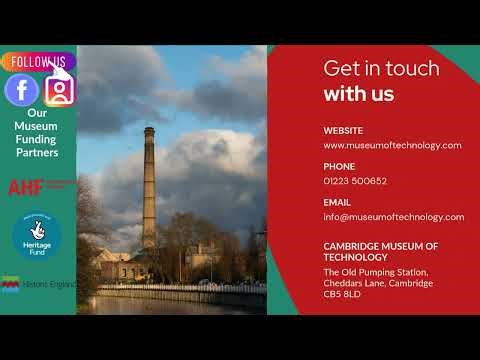 What's On in May 2026 at Cambridge Museum of Technology