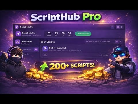 Script Hub Roblox, Find 200+ Scripts, Sab, The forge, 99 Nights etc