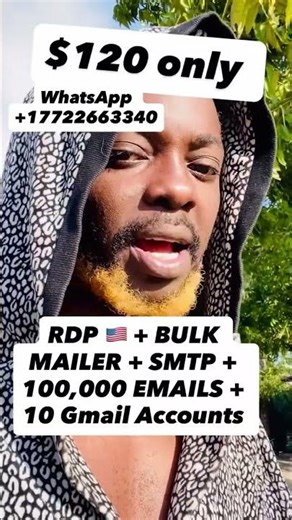 Remote Desktop + Bulk Mailer + SMTP + 100,000 emails for $120 only