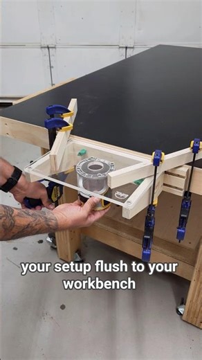 Upgrade how you mount your trim router table using ‪@Microjig‬ 's dovetail hardware.