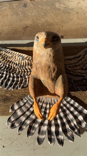 Tori Abelson on Instagram: "Someone asked me if i was making a shoe while I was making this… TRUST THE PROCESS Ceramic falcon hand built pottery #ceramicpottery #relatable #fypagee #falcon #ceramicanimals"