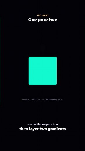 How a Color Picker Works — Two CSS Gradients #shorts