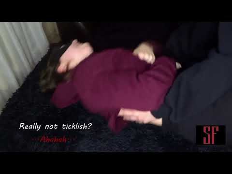 Tummy Tickling Challenge | Shy Gamer Girl Tests How Ticklish She Is 😳