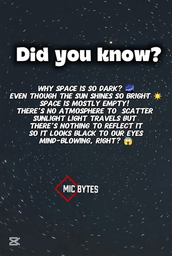 Why Is Space So DARK? 🌌 | Mind-Blowing Space Facts You Never Knew #cosmicexploration #facts