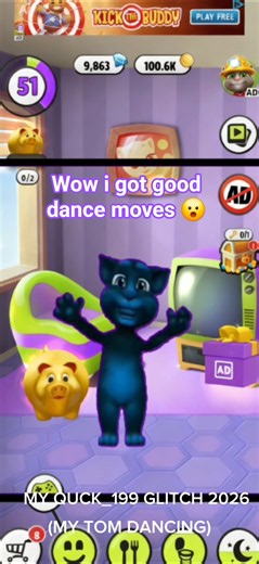 My talking tom glitch 1999 | part 150 | [ My QuCk_199 glitch 2026 ] #tomglitch #glitch1999