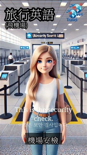공항 보안 검색에 필요한 필수 영어 1｜Travel English (Korean)