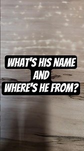 Where is he from and what is his name? #wood #alien #art