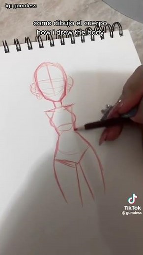 como dibujar un cuerpo de muñeca gummy✨