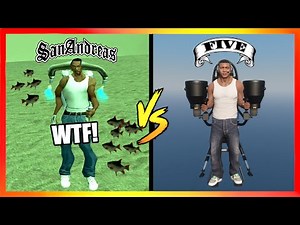 GTA 5 vs. San Andreas | JETPACKS Comparison 🔥