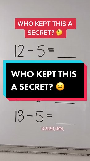 Only works when subtracting 5 from 10-14, but cool right? 🤩 #silentmath #mathhack #MoneyTok #fyp
