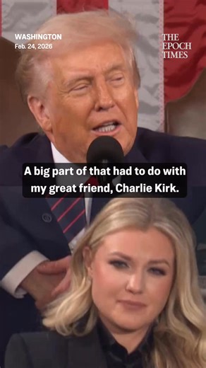 President Trump honors Charlie Kirk and calls for an end to political violence. | The Epoch Times