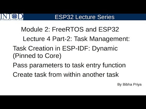 FreeRTOS Task Management on ESP32 | Passing Parameters (Structure) to Tasks