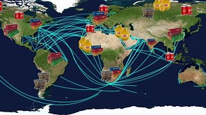 World Trade Global Shipping Routes Container Stock Footage Video (100% Royalty-free) 13091807 | Shutterstock