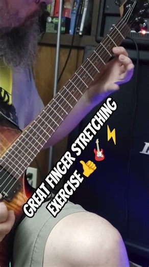 Excellent finger stretching exercise for guitar players!