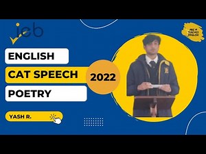IEB - English HL - CAT speech 2022 - Yash R