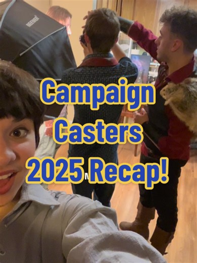 Here's to another year of epic stories, building community, and many, MANY shenanigans. 🥂 Thank you for being a part of our table in 2025, and with many exciting things coming in 2026, we just can't wait to see what the future holds. Until then, be careful adventuring! If you're tired, come back home. #campaigncasters #2025recap #yearinreview #happynewyear #dnd5e #dndpodcast #ttrpgpodcast #dungeonsanddragonspodcast #dndcommunity #ttrpgcommunity #cccampaign1 #ventalor #elderblast
