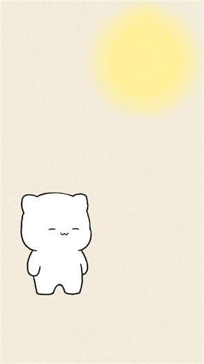 Climate Change 🌦️ #cutecat #animation