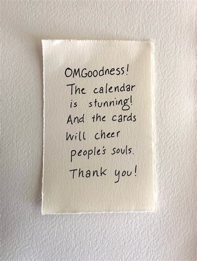 HELEN TIMBURY artist, graphic design, linocut printmaker on Instagram: "This ❤️ heartfelt response from a lovely customer who ordered on my website"