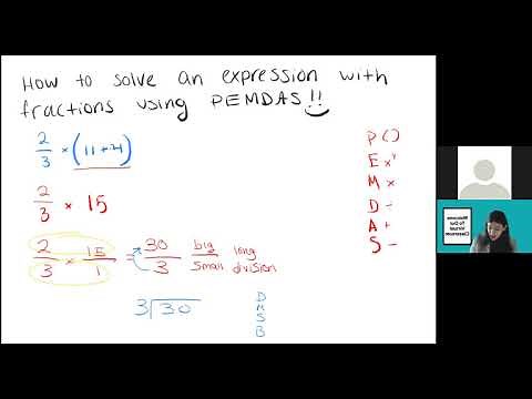 How to solve an expression with fractions using PEMDAS! [5th Grade Math]