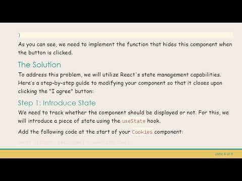 How to Close a React Component on Click